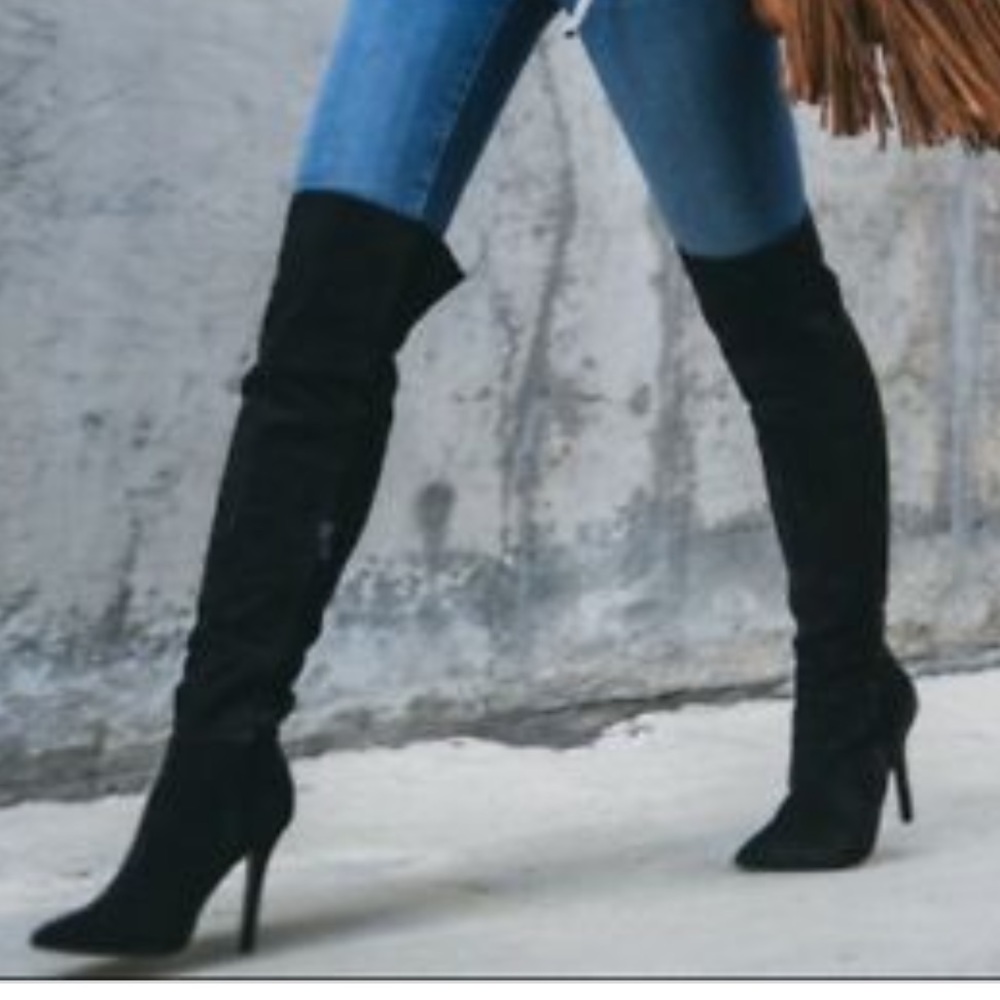 Aldo suede over the knee boots